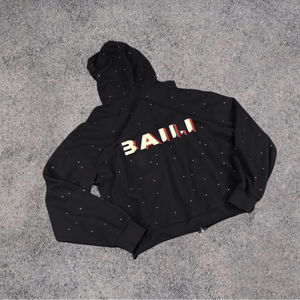 เสื้อฮู้ดฤดูหนาวของผู้ชาย2025พิมพ์ลายดิจิตอลเทรนด์สีพื้นปรับแต่งโลโก้ - Product Image 3