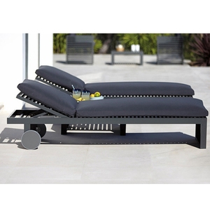 Tumbona de mimbre de diseño moderno para exteriores, hoteles, Villa, playa, piscina, Patio, jardín, lado del mar, tumbona - Product Image 2