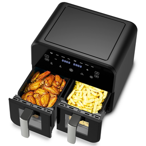 Freidora de Aire Doméstica de Acero Inoxidable con Doble Cesta y Doble Zona de Cocción, Precio de Fábrica Eytronic - Product Image 3