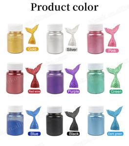 Décorations de gâteaux avec ingrédients purs, Pigment métallique, scintillant, poussière comestible, poudre dorée - Product Image 4