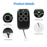 Télécommande sans fil RF 433 315 330 MHz, multifréquence 300-915 MHz, 4 touches, clonage, ouvre-porte de garage, duplicateur de télécommande