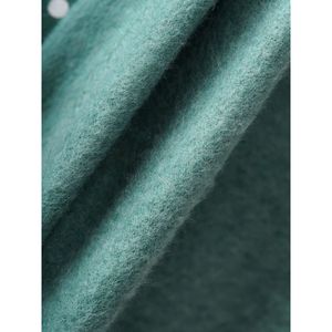 Ensemble de pyjama en molleton 100% coton pour femmes OEM, pull et pantalon brossés chauds, vente en gros 48-66 - Product Image 2