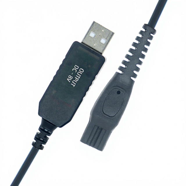 High Quality Replacement 15V 8V 4.5V USB Shaver Cable with Pure Copper Conductor and PVC Jacket for