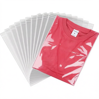 Sacs en plastique transparent BOPP avec fermeture autocollante (jetables) Logo personnalisé pour l'emballage des vêtements et des accessoires capillaires