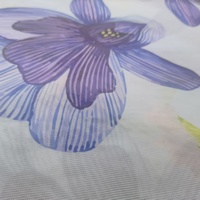 Drap-housse simple imprimé floral personnalisable tricoté en polyester tissé léger différentes tailles-tissu en coton textile de maison