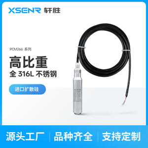 Capteur de niveau submersible en acier inoxydable Pcm266, colonne d'eau de 0 à 1100M, sortie 4-20Ma pour la mesure du niveau de liquide - Product Image 3