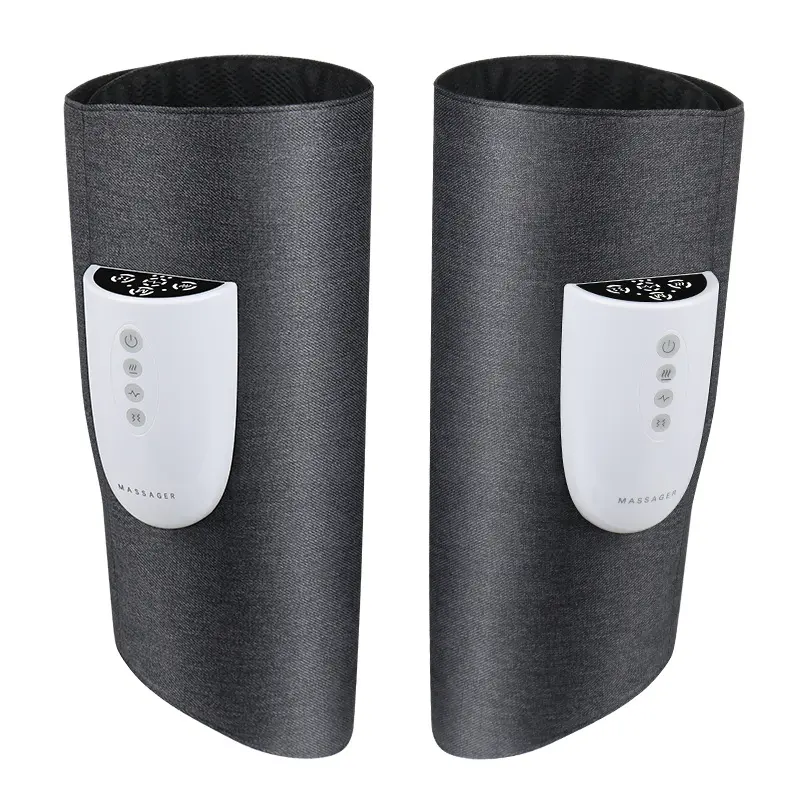 Máquina de masaje de piernas de pie inalámbrica portátil inteligente Relajación de músculos EMS Compresión de aire calentado Masajeador de piernas de pantorrilla