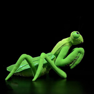 Personalizado verde grande espada <span class=keywords><strong>Mantis</strong></span> Animal de peluche suave relleno niños al por mayor regalos realistas CPC estándar <span class=keywords><strong>Mantis</strong></span> simulación Animal - Product Image 3