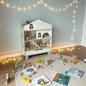 Children's 5 7 Years DIY Wooden Large <b>Princess</b> Villa Castle Doll House Customizable Size Simulation Room Furniture Pretend Play - Product Image 4