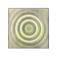 Art sculpté texture vague 3D abstraite, vert minimaliste, rayures verticales déco murale