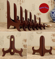 Présentoirs en bois pour médailles et assiettes, supports de 5 et 7 pouces, supports d'exposition sur chevalet en bois pour mariages et cuisine