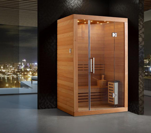 Sala de sauna de vapor interior seca Hemlock de la mejor calidad para 6 personas - Product Image 3