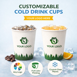 Vasos de Papel Personalizados de 22oz, de Pared Simple, Gran Capacidad, con Recubrimiento <span class=keywords><strong>PLA</strong></span>, Ecológicos, Libres de BPA, Desechables, Resistentes <span class=keywords><strong>a</strong></span> Fugas y al Calor - Product Image 4