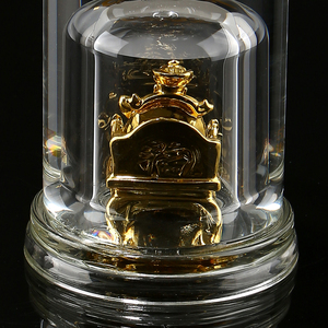 Botella de copa de vino redonda al por mayor 500ml 700ml 750ml para licores <span class=keywords><strong>Vodka</strong></span> con corcho o tapón de rosca calcomanía Manejo de superficie - Product Image 3
