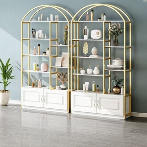Étagère Commerciale en Acier Inoxydable pour Salon de Coiffure et de Beauté, Présentoir pour Accessoires de Mode et Produits pour Ongles - Product Image 4