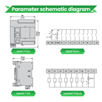 Schneider Baru Asli Original Spot Ethernet Modicon M221 Series PLC Programming Controller TM221CE16T Logic Controller