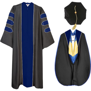 Toghe di <span class=keywords><strong>Laurea</strong></span> Personalizzabili FUYI per Diplomi Universitari (Dottorato/Magistrali/<span class=keywords><strong>Laurea</strong></span>) <span class=keywords><strong>in</strong></span> Poliestere, Disponibili all'Ingrosso - Product Image 4