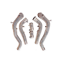 Collecteur d'échappement direct OEM pour Mercedes-Benz G63 W465 4.0T 2025+ en acier inoxydable avec isolation thermique, tube de course pour amélioration de puissance