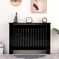 Meuble de salon blanc pour radiateur, cache-radiateur en MDF, cache-radiateur pour chauffage domestique, pour usage intérieur