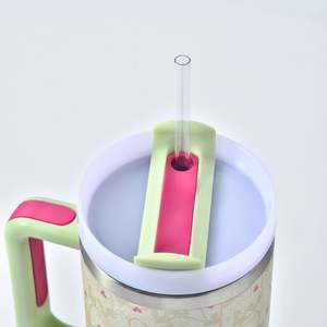 Vasos Personalizados para Regalo de San Valentín, Transferencias DTF con Diseño de Corazón, Vaso Sublimado de 40oz con Asa, Envío desde Almacén en EE. UU. - Product Image 3