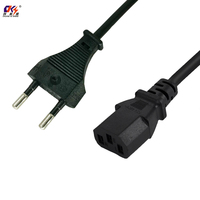 Cable de Alimentación CA con Enchufe Europeo de 2 Pines a IEC C13, Cable Adaptador de Corriente para PC, Monitor, TV, Impresora, Precio de Fábrica