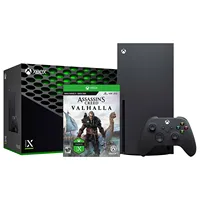 Offre promotionnelle : Console de jeu TV Series X 1 To avec manette sans fil, prix réduit, incluant 3 jeux et VR - Prise EU