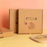 Boîte à pizza en carton ondulé de haute qualité, fabrication ODM OEM, avec design et logo personnalisés gratuits, qualité alimentaire