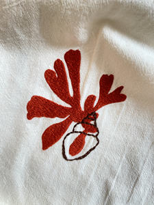 Custom Made Childlike Fun Bordado Lino Sólido Sin mangas Camiseta sin mangas Frente Transpirable Mujeres ODM OEM Moda Alta calidad - Product Image 5