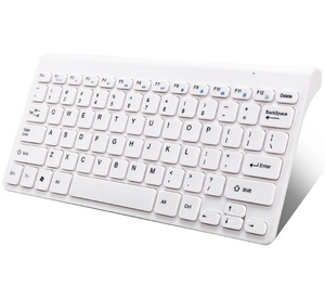 New Superior Không Dây <span class=keywords><strong>Mini</strong></span> USB Nhựa Văn Phòng Kinh Doanh <span class=keywords><strong>Slim</strong></span> Sô Cô La Bàn Phím Cho Làm Việc Dài Giờ Giảm Cổ Tay - Product Image 1