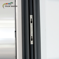 Ventanas Corredizas de Aluminio de 3 Vías con Mosquitera de Acero Inoxidable, Diseño Moderno para Sala de Estar, Cocina y Baño