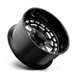 Jantes en aluminium forgé noir brillant avec finition usinée 20 22 24 26 pouces 6x139.7 pour F350 F150 Utilisation tout-terrain - Product Image 1