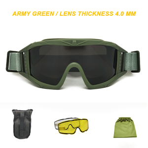 نظارات تكتيكية كثيفة عدسات متعددة من JinTeng 2023 نظارات رياضية خارجية خاصة مضادة للصدمات V50 ألفا نظارات CS لعبة - Product Image 2