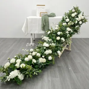 DKB 2024 Hot Selling Outdoor Artificial Wedding Aisle Runner Floral Arrangements