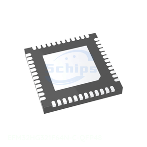 En stock, composants électroniques en ligne : EFM32HG321F64N-C-QFP48, boîtier TQFP48 intégré - Product Image 1