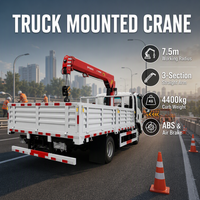 Camion-grue mobile 4x2 3.2T de marque japonaise, moteur Euro 6 de 140 CV, grue à flèche rigide pour chantier de construction et logistique de charges