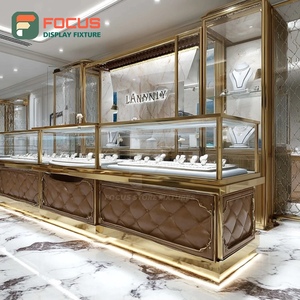 Vitrina de Joyería Minimalista para Centro Comercial, Panel de Vidrio Templado, Mostrador de Vidrio para Centro Comercial - Product Image 2