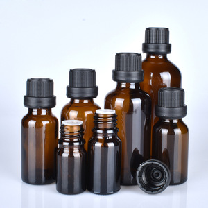 5ml 10ml 15ml 20ml 30ml 50ml 100ml hổ phách Euro tinh dầu chai với bằng chứng giả mạo cap chèn Lỗ Giảm - Product Image 1