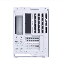 Boîtier PC de jeu de bureau IE200 Full Tower noir/blanc, compatibilité EATX/ATX/Micro ATX/ITX pour boîtiers et tours d'ordinateurs de jeu