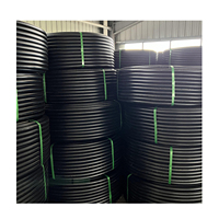 Tuyaux de drainage perforés de taille personnalisée DN 63 DN75 DN90 DN110 PE100 pour l'alimentation en eau, le drainage des fossés, les tuyaux de drainage en PEHD