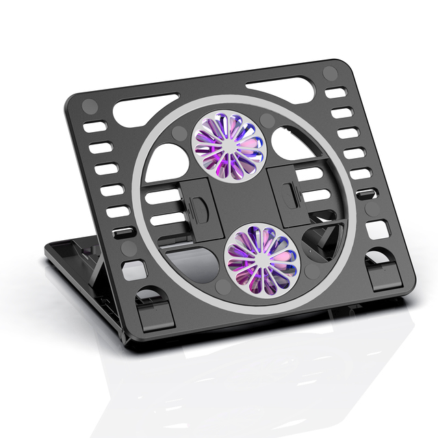 Gaming Laptop Para Cooler 2 Fan USB Notebook Stand for Laptop 12-17 Inch Laptop Cooling Pad
