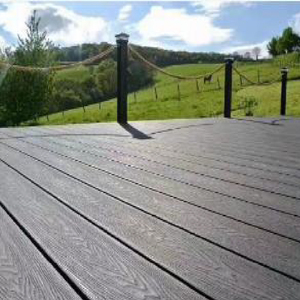 Vente directe d'usine, revêtement de sol WPC d'extérieur, vente en gros, imperméable, ignifuge, co-extrusion, planche en PVC, installation facile pour <span class=keywords><strong>terrasse</strong></span> - Product Image 4