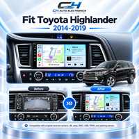 Radio Multimedia para Auto Android de 8 Núcleos con DSP, GPS, Navegación y Estéreo para Toyota Highlander 2014-2019