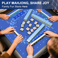 Tapis de Mahjong Automatique Pliable en Microfibre – Vente Directe Usine, Taille Personnalisée, Imperméable, Silencieux, Protection de Bureau Professionnelle
