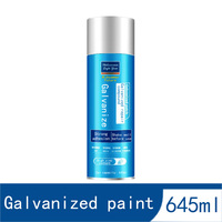 Peinture en aérosol à base de résine époxy, anti-rouille, poudre argentée, pour usage domestique, durée de conservation de 36 mois, conditionnement en bouteille