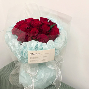 Premium <b>Thick</b> Pearlescent Bouquet Liner <b>Paper</b> Florist Tissue <b>Paper</b> High End Wrinkle Flower Wrapping <b>Paper</b> Bulk Supply - Product Image 2