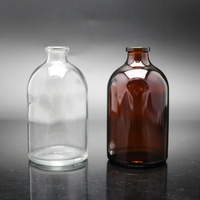 Flacons en verre moulé transparent SPG Pharmaceutical, flacons stériles ambrés pour injections de médicaments, pour antibiotiques