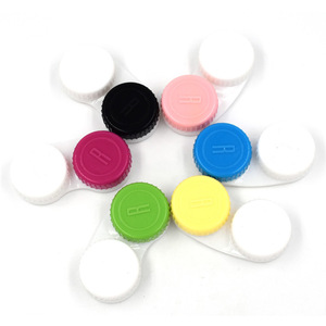 휴대용 콘택트 렌즈 파트너 케이스 렌즈 케어 케이스 왼쪽 및 오른쪽 구별 가능 - Product Image 1