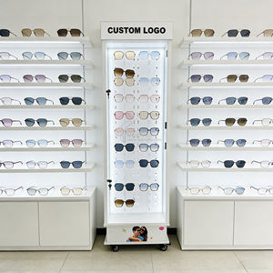 Vente en gros d'usine 360 ° Présentoir rotatif en acrylique pour lunettes de soleil, support de sol pour lunettes optiques, présentoir à lunettes - Product Image 1