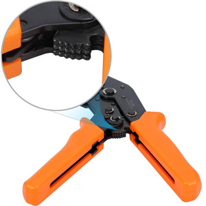 คีมย้ำสายไฟ เครื่องมือย้ำสายไฟสำหรับขั้วต่อปลั๊กดูปองท์ - Product Image 5