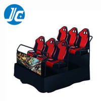 Camión de Cine Móvil JC JC17 para Interiores, con Silla de Realidad Virtual 7D/4D/5D/9D/12D, Eléctrico/Hidráulico, 3/6 DOF, con Movimiento Dinámico, Capacidad de 500 kg